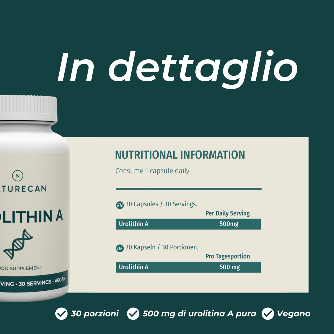 Urolitina A valori nutrizionali