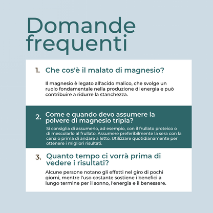 magnesio cosa serve