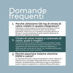 Citrato di calcio malato domande frequenti