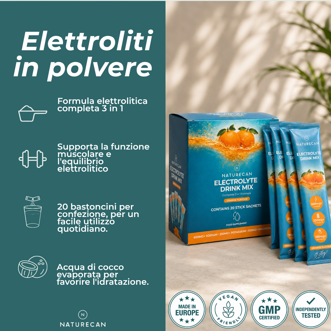 Integratore di Elettroliti benefici