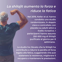 shilajit per la forza
