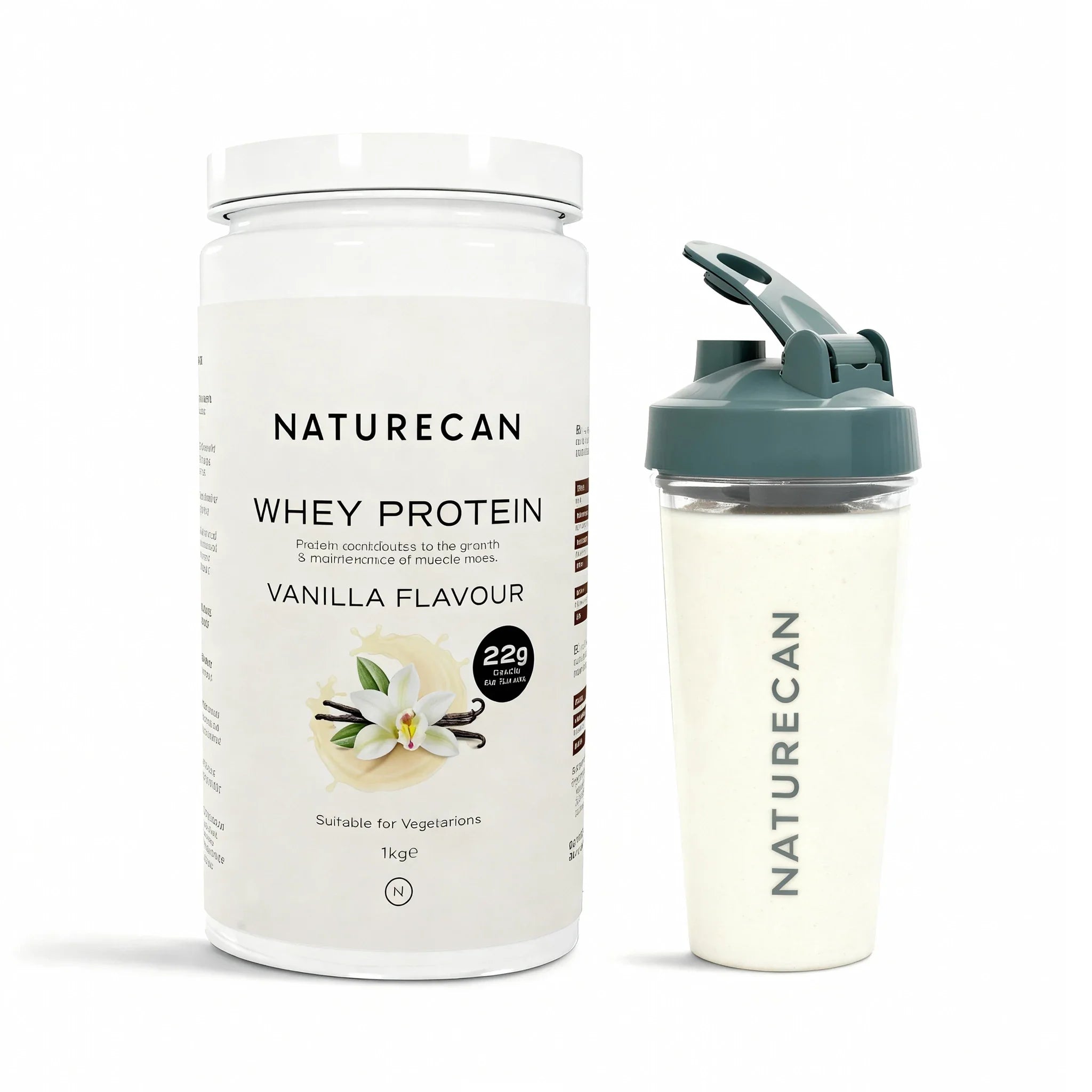 Proteine del siero del latte non aromatizzate vaniglia