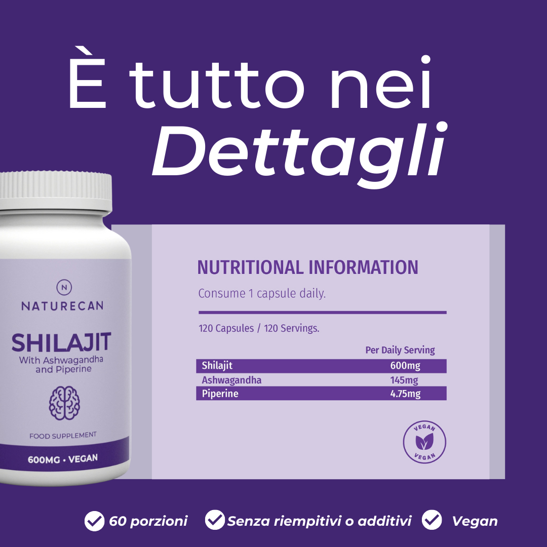 shilajit ingredienti